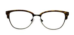 Brown Cat-eye Browline Glasses 200426 7