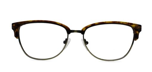 Brown Cat-eye Browline Glasses 200426 4