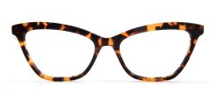 Brown Cat-eye Glasses 050826 7