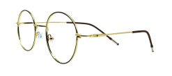 Golden Round Glasses 231117 7