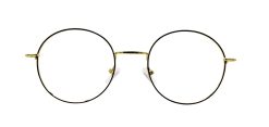 Golden Round Glasses 231117 6