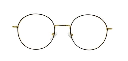 Golden Round Glasses 231117 3