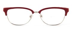 Red Browline Glasses 110157 6