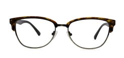 Brown Cat-eye Browline Glasses 200426 6