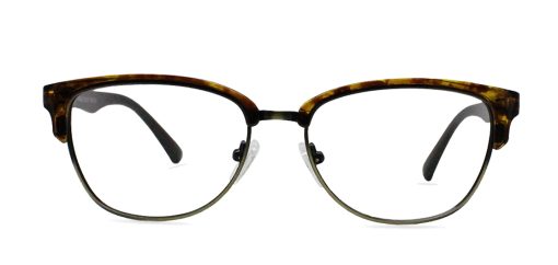 Brown Cat-eye Browline Glasses 200426 3