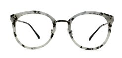 Grey Round Glasses 200434 6