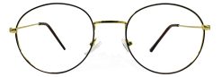 Golden Round Glasses 241114 6