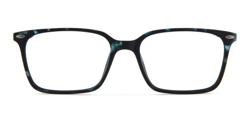 Green Tortoise Square Glasses 100125 4